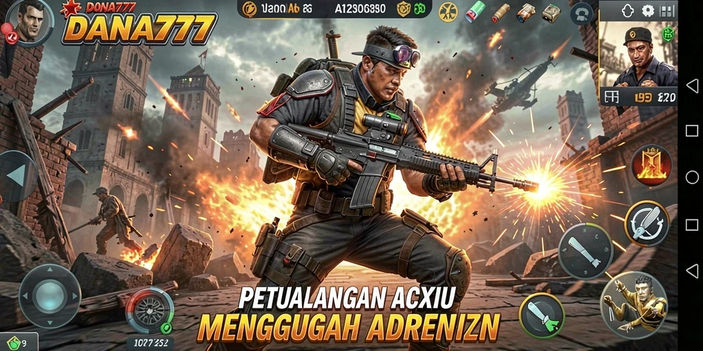 Tampilan epic DANA777 dengan aksi mendebarkan dan penuh tantangan.