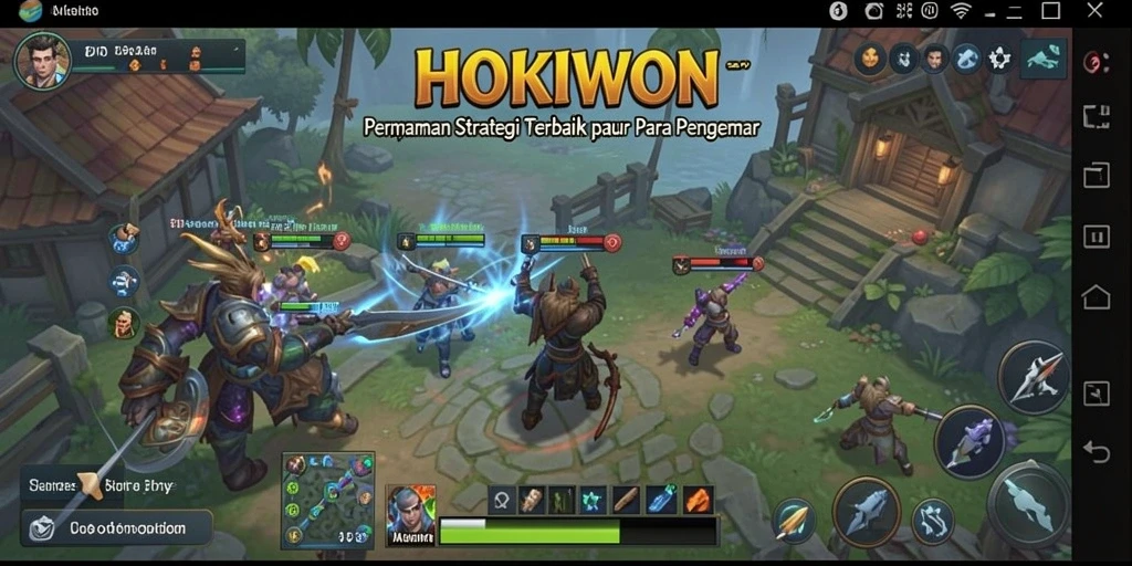 Gameplay mendebarkan dalam HOKIWON yang menguji strategi pemain.