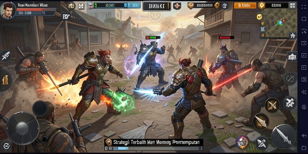 Tampilan gameplay ID66 yang mendebarkan saat merencanakan strategi pertempuran.