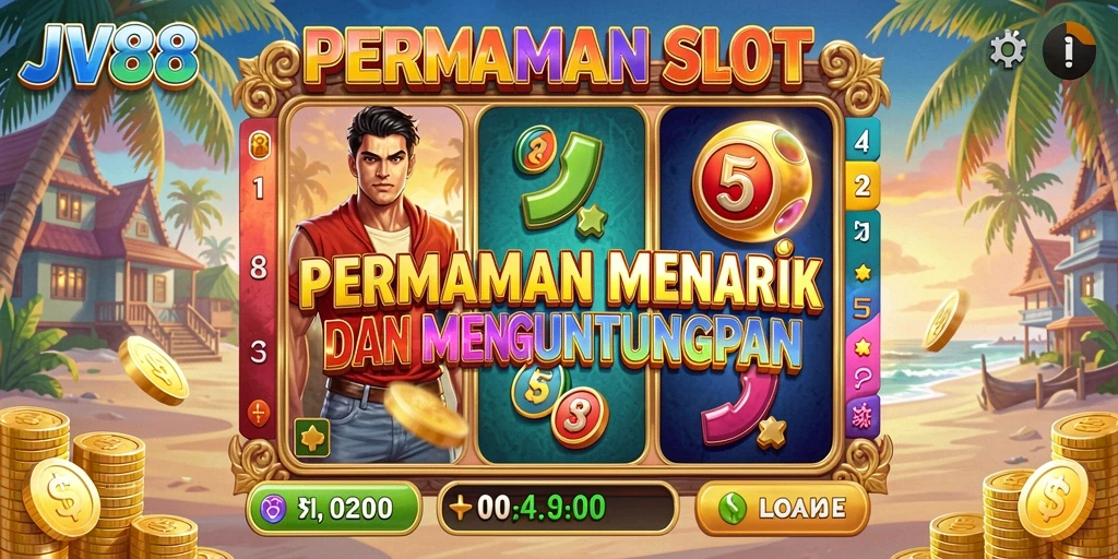 Screenshot utama JV88 menampilkan gameplay Slot yang menarik.