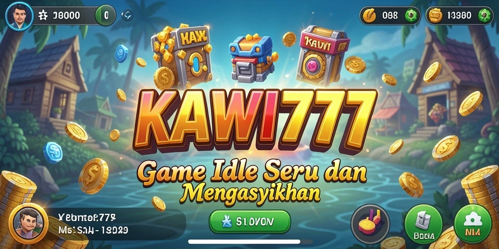 Screenshot gameplay KAWI777 menampilkan aksi seru dan sumber daya yang berkembang.