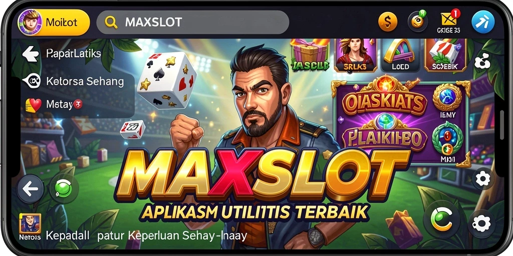 Tampilan screenshot MAXSLOT yang menunjukkan fitur pengingat dan pencatatan.