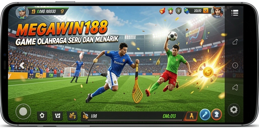 Tampilan gameplay MEGAWIN188 dengan berbagai olahraga yang menarik.