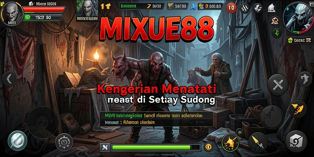 Screenshot gameplay MIXUE88 yang menampilkan momen ketegangan yang intens.