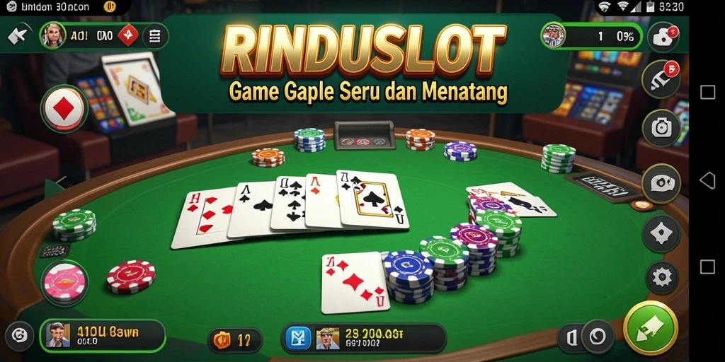 Tampilan gameplay RINDUSLOT yang menarik dan penuh warna.