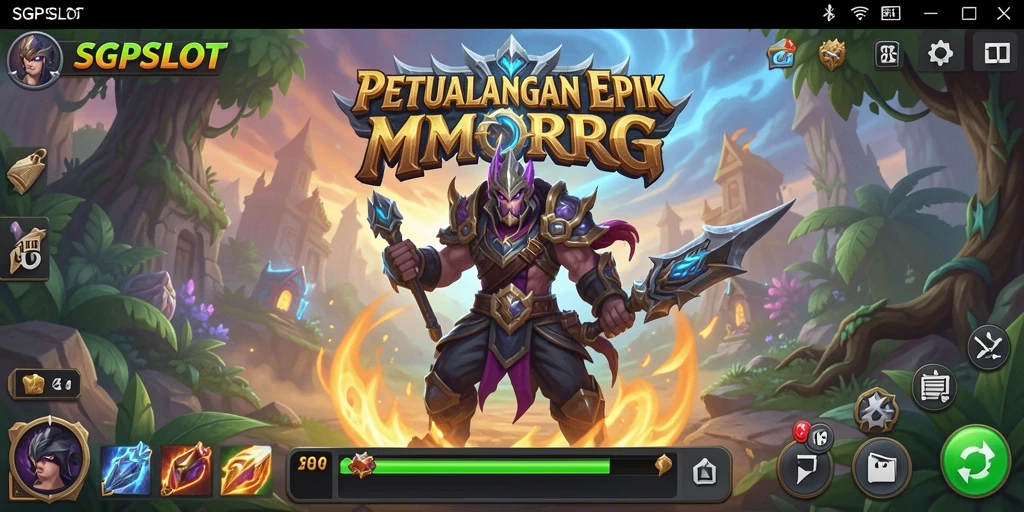 Tangkap momen seru dari gameplay MMORPG SGPSLOT.