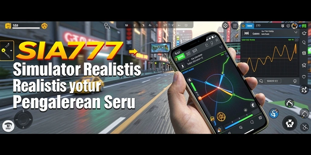 Screenshot utama SIA777 menampilkan gameplay Simulation yang imersif.