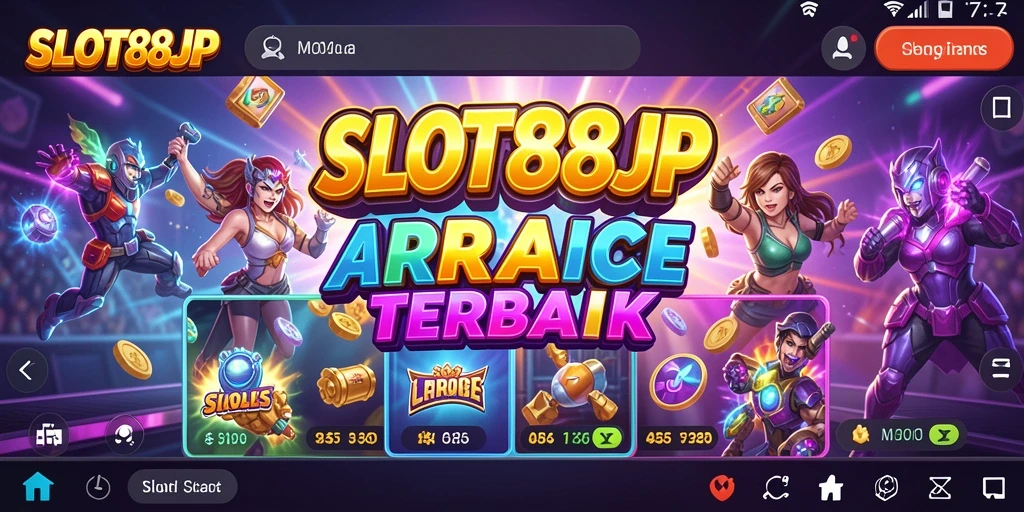 Screenshot menunjukkan gameplay SLOT88JP yang seru dan menarik.