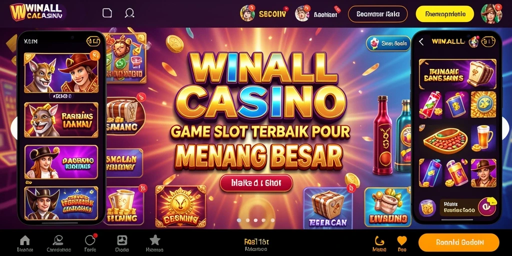 Screenshot gameplay WINALLCASINO menampilkan pengalaman slot yang seru dan menghibur.
